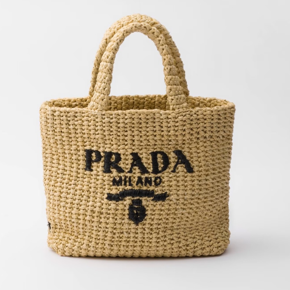 Prada Small crochet tote bag